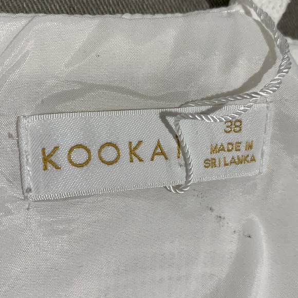 KOOKAI White Textured Cotton Playsuit Size 38 - Picture 9 of 9
